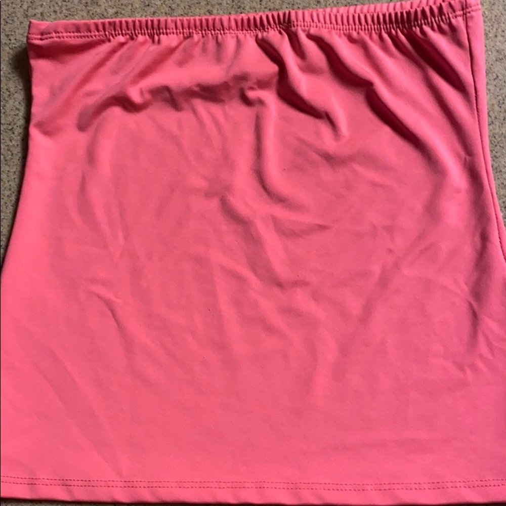 Hot pink tube top